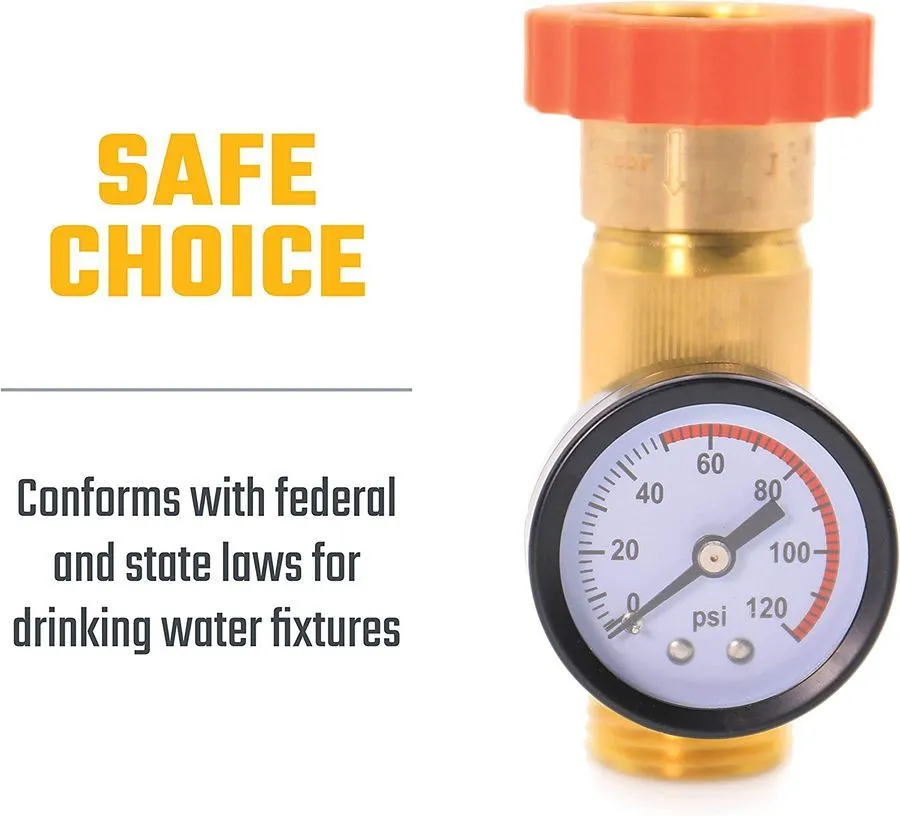 Water Regulator Gauge Combo  L